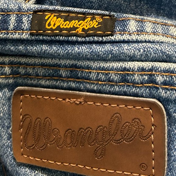 Mens Vintage Wrangler Western Jeans 36 X 32 Blue